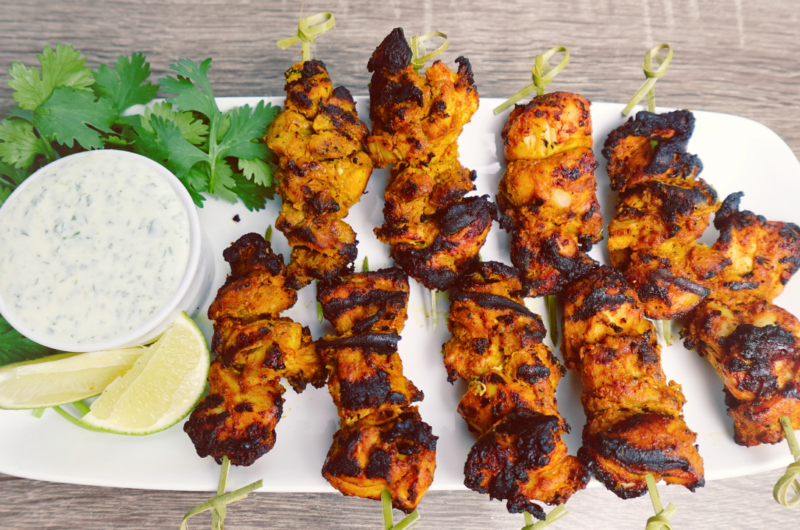 Curry Chicken Skewers