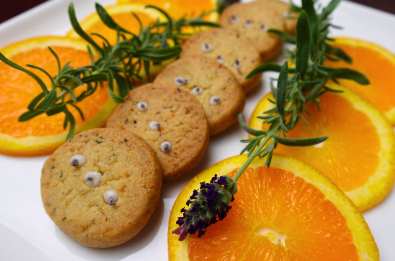 Lavender Orange Tea Cookies